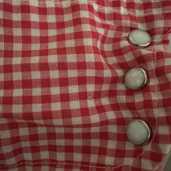Vintage 70s Levi’s Red Gingham | Western Snap Shirt - Picture 6 of 7